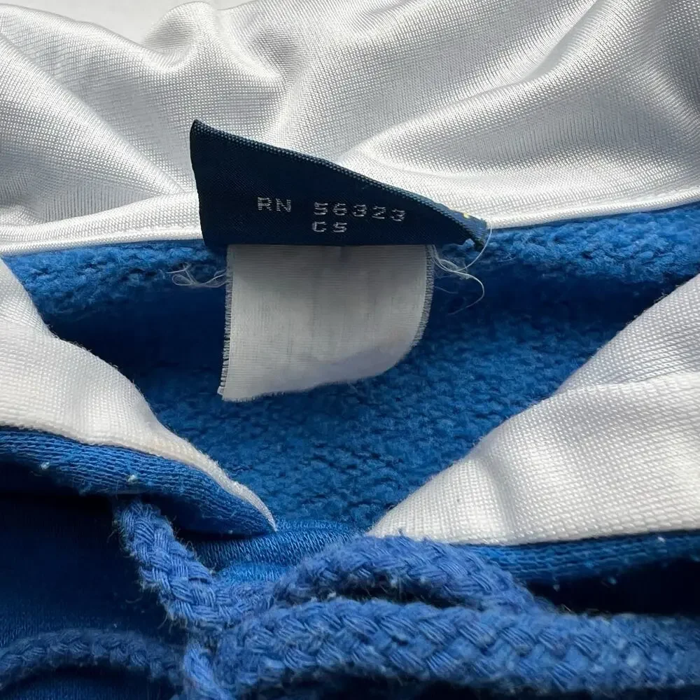 Rare Vintage 80s Nike Dunk Dome Spellout Logo Split Zip Hoodie Sweatshirt BTTYS - Picture 5 of 8